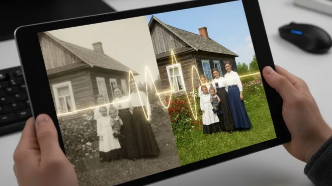 Оживление старых фотографий с помощью искусственного интеллекта