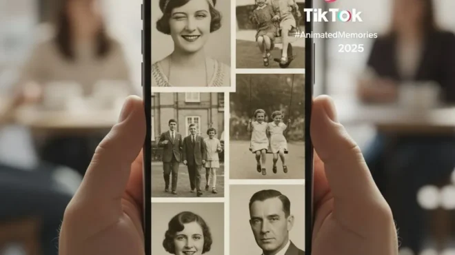 Тренд TikTok: оживлённые фото становятся вирусными в 2025 Тренд TikTok: оживлённые фото становятся вирусными в 2025