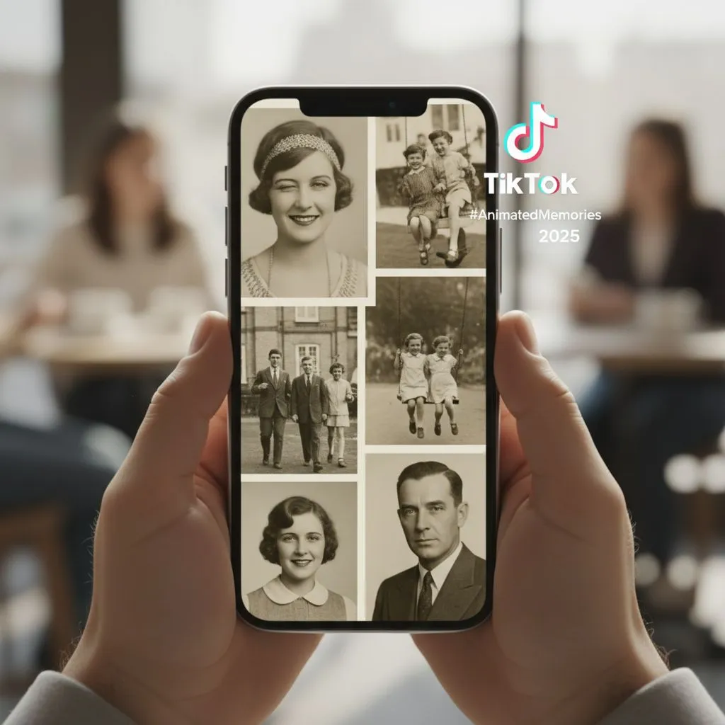 Тренд TikTok: оживлённые фото становятся вирусными в 2025 Тренд TikTok: оживлённые фото становятся вирусными в 2025